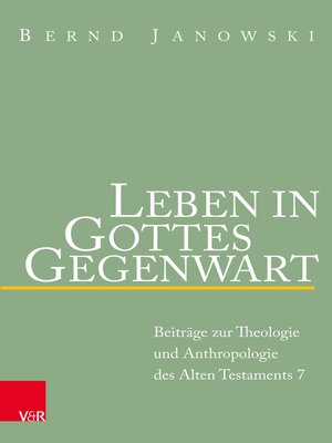 cover image of Leben in Gottes Gegenwart